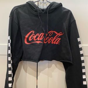 Cropped Coca Cola hoodie